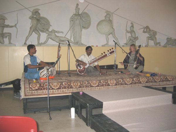 an audition in Museum of Ancient Statuary, Smetana's Litomysl Festival, 2006